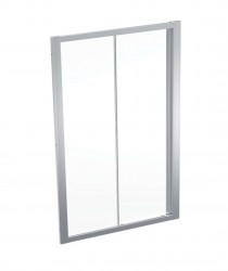 GEBERIT - GEO Sprchové dveře 120x190 cm, stříbrná/čiré sklo (560.153.00.2)