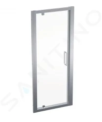 GEBERIT - GEO Sprchové dveře 80x190 cm, stříbrná/čiré sklo (560.115.00.2)