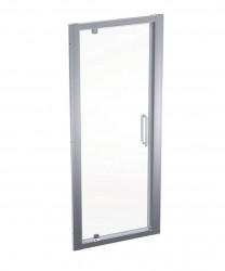GEBERIT - GEO Sprchové dveře 80x190 cm, stříbrná/čiré sklo (560.115.00.2)