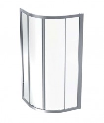 GEBERIT - GEO Sprchový kout 90x90 cm, stříbrná/ čiré sklo (560.121.00.2)