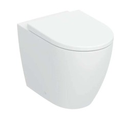 GEBERIT - iCon Stojící WC se sedátkem SoftClose, vario odpad, TurboFlush, matná bílá (503.080.JT.1)
