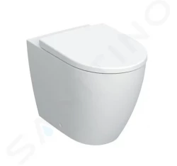 GEBERIT - iCon Stojící WC se sedátkem SoftClose, vodorovný odpad, Rimfree, bílá (502.383.JT.1)