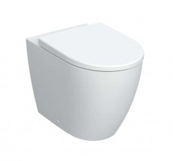 GEBERIT - iCon Stojící WC se sedátkem SoftClose, vodorovný odpad, Rimfree, bílá (502.383.JT.1)