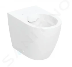 GEBERIT - iCon Stojící WC, vodorovný odpad, Rimfree, KeraTect, bílá (502.382.00.8)