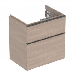 GEBERIT - iCon Umyvadlová skříňka, 59x62x42 cm, 2 zásuvky, dub (502.307.JH.1)