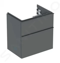 GEBERIT - iCon Umyvadlová skříňka, 59x62x42 cm, 2 zásuvky, lávová (502.307.JK.1)