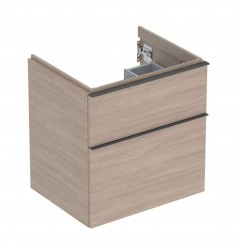 GEBERIT - iCon Umyvadlová skříňka, 59x62x48 cm, 2 zásuvky, dub (502.303.JH.1)