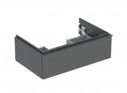 GEBERIT - iCon Umyvadlová skříňka, 74x25x48 cm, 1 zásuvka, lávová (502.311.JK.1)