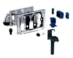 GEBERIT - Jednotka odsávání zápachu DuoFresh, automatické spouštění, pro splachovací nádržku Sigma 12 cm, chrom (115.050.21.2)
