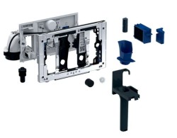 GEBERIT - Jednotka odsávání zápachu DuoFresh, manuální spouštění, pro splachovací nádržku Sigma 12 cm, antracit (115.051.BZ.2)
