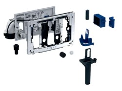 GEBERIT - Jednotka odsávání zápachu DuoFresh, manuální spouštění, pro splachovací nádržku Sigma 8 cm, chrom (115.053.21.2)