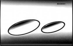 GEBERIT - Kappa Ovládací tlačítko KAPPA 20, pochromované lesklé (115.228.21.1)