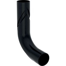GEBERIT - Koleno PE BottomTurn, d 110 mm, černá (367.615.16.1)
