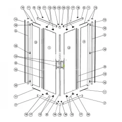 GEBERIT - Kolo ND sada dorazů č.18 ke Geo6 EASY  G70034XX (G70034XX)