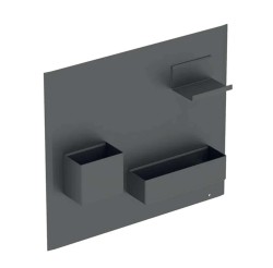 GEBERIT - Magnetická tabule s přihrádkami, 45x39 cm, matná láva (500.649.JK.2)