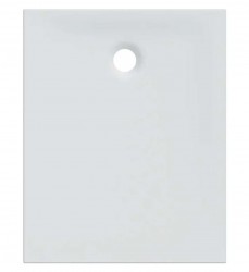 GEBERIT - Nemea Sprchová vanička 100x80 cm, protiskluz, matná bílá (550.593.00.1)
