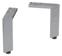 GEBERIT - Nohy ke skříňkám, 2 ks, chrom (500.367.00.1)