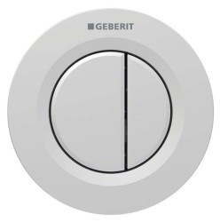 GEBERIT - Oddálené ovládání splachování typ 01, 2-činné, easy to clean, matný chrom (116.042.JQ.1)