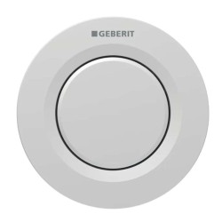 GEBERIT - Oddálené ovládání splachování typ 01, pro nádržku pod omítku 8 cm, easy to clean, matný chrom (116.041.JQ.1)