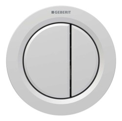 GEBERIT - Oddálené ovládání splachování WC, pneumatické, 2-činné splachování, matný chrom (116.050.JQ.1)