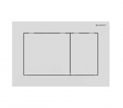 GEBERIT - Omega20 Ovládání splachování, matná bílá (115.080.01.1)