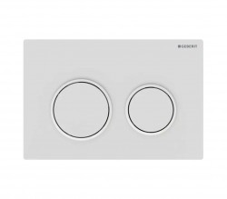 GEBERIT - Omega20 Ovládání splachování, matná bílá (115.085.01.1)