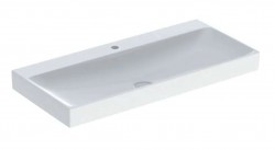 GEBERIT - ONE Umyvadlo 105x48x14 cm, bez přepadu, s otvorem pro baterii, KeraTect, bílá (505.020.01.4)