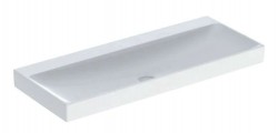 GEBERIT - ONE Umyvadlo 120x48x14 cm, bez přepadu, bez otvoru pro baterii, KeraTect, bílá (505.021.01.5)
