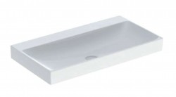 GEBERIT - ONE Umyvadlo 90x48x14 cm, bez přepadu, bez otvoru pro baterii, KeraTect, bílá (505.021.01.3)