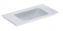 GEBERIT - ONE Umyvadlo nábytkové 90x48x14 cm, bez přepadu, bez otvoru pro baterii, KeraTect, bílá (505.011.01.3)