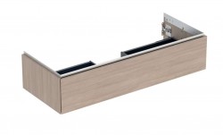 GEBERIT - ONE Umyvadlová skříňka 118x27x47 cm, 1 zásuvka, dub (505.075.00.5)