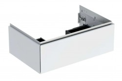 GEBERIT - ONE Umyvadlová skříňka 74x27x47 cm, 1 zásuvka, lesklá bílá (505.072.00.1)
