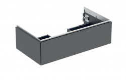 GEBERIT - ONE Umyvadlová skříňka 89x27x47 cm, 1 zásuvka, lávová (505.073.00.3)