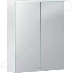GEBERIT - Option Zrcadlová skříňka s osvětlením, 560x675x180 mm, bílá (500.258.00.1)