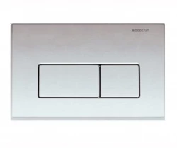 Geberit ovládací tlačítko KAPPA50 chromovaná matná, kovová (i horní ovládací tlačítko), pro 110.250  (115.260.46.1)