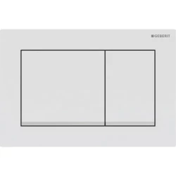 Geberit ovládací tlačítko OMEGA30 bílá/bílá mat/bílá plast pro modul WC 82 a 98 cm (115.080.11.1)