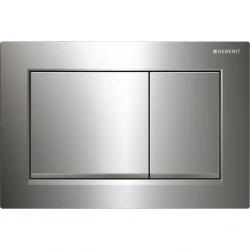 Geberit ovládací tlačítko OMEGA30 chromlesk/chrommat/chromlesk plast pro modul WC 82 a 98 cm (115.080.KH.1)