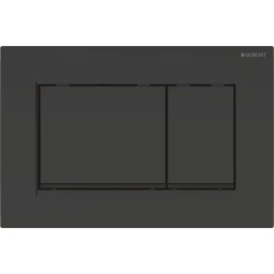 Geberit ovládací tlačítko SIGMA20 hranaté černá lesk/ černá mat plastová (115.883.DW.1)