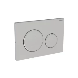 Geberit ovládací tlačítko SIGMA20 kulaté nerez kartáčováno, kroužek lesk, přišroubovatelné  115.889.SN.1 (115.889.SN.1)
