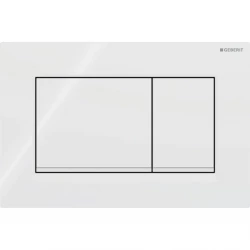 Geberit ovládací tlačítko SIGMA30 bílá proužky bílá mat plastová (115.883.11.1)