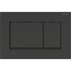 Geberit ovládací tlačítko SIGMA30 černá lesk/ černá mat plastová (115.883.DW.1)