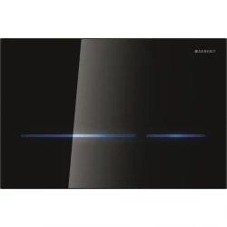 Geberit ovládací tlačítko SIGMA80 černé sklo, elektronické napájení (senzor) (116.090.SG.1)
