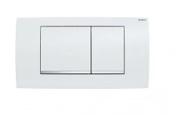 Geberit ovládací tlačítko Twinline 30 bílá s chrom lesk proužkem (pro UP130) 115.899.KJ.1 (115.899.KJ.1)