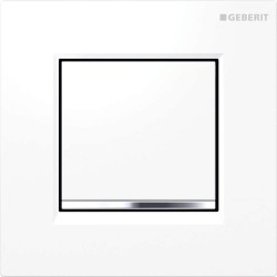 GEBERIT - Ovládání splachování pisoáru, bílá/lesklý chrom (116.017.KJ.1)