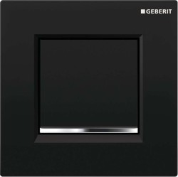GEBERIT - Ovládání splachování pisoáru, černá/lesklý chrom (116.017.KM.1)