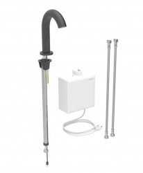 GEBERIT - Piave Elektronická umyvadlová baterie, síťové napájení, easy to clean, matná černá (116.162.14.1)