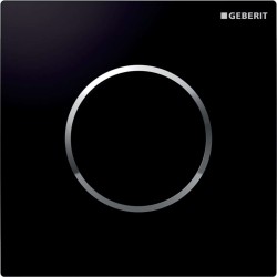 GEBERIT - Pneumatické ovládání splachování pisoáru typ 10, černá/chrom (116.015.KM.1)
