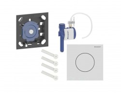 GEBERIT - Pneumatické ovládání splachování pisoáru typ 40, easy to clean, matná bílá (116.014.JT.1)