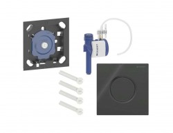 GEBERIT - Pneumatické ovládání splachování pisoáru typ 40, easy to clean, matná černá (116.014.14.1)