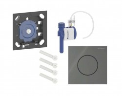 GEBERIT - Pneumatické ovládání splachování pisoáru typ 40, sklo/lávová (116.014.JK.1)